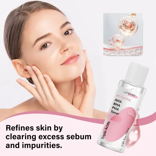 Tónico Exfoliante Elimina Células Muertas Y Limpia Poros 100