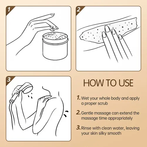 Exfoliante De Cúrcuma De 200 G Con Exfoliante Para Piel Limp