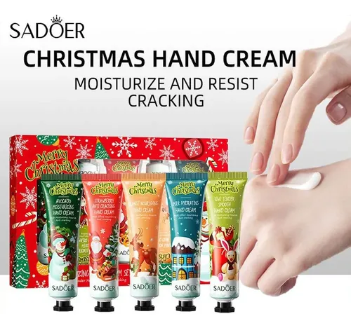 Set De 5 Cremas Para Manos Sadoer Hand Moisturizer Brighten