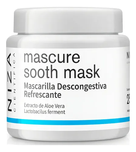 Sooth Mask Mascarilla Descongestiva Refrescante X250 Niza Tipo De Piel Todo Tipo De Piel
