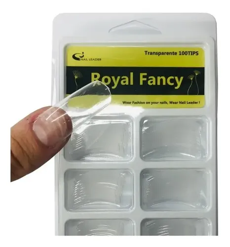 Tips Para Uñas Medianos X100 Blanco Natura Transparente U32