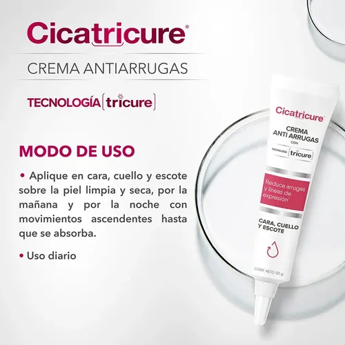 Cicatricure Crema Facial Antiedad Con Colágeno 50 G