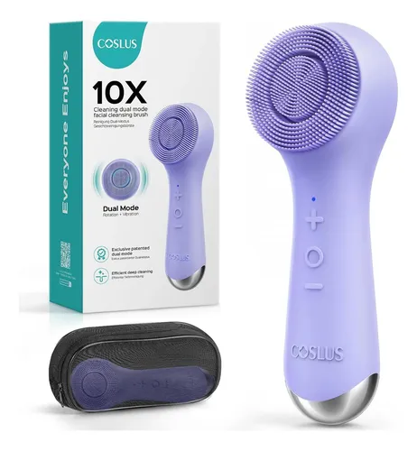 Coslus Cepillo Facial 2 En 1 Con Espuma Automática