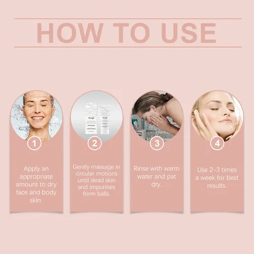 Gel Exfoliante Suave Hoygi Para Rostro Y Cuerpo