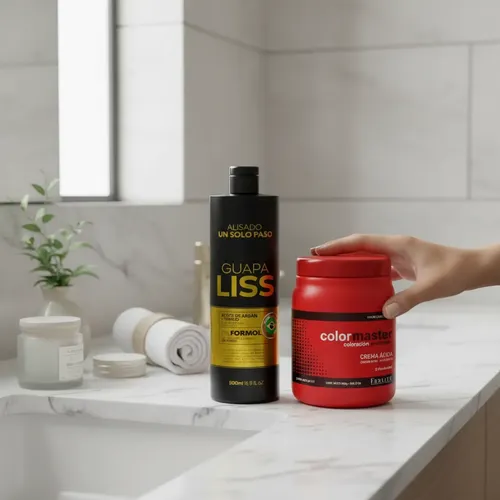Alisado Guapa Liss 500gr + Máscara Extra Ácida Fidelité 1kg