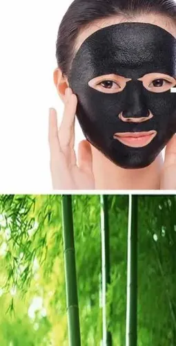 Máscaras Faciales Comprimidas Carbón De Leña De Bambú X50