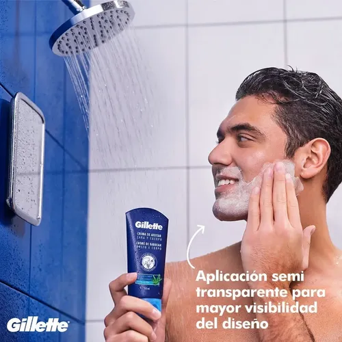 Crema De Afeitar Gillette Cara Y Cuerpo Con Aloe Vera 150 Ml