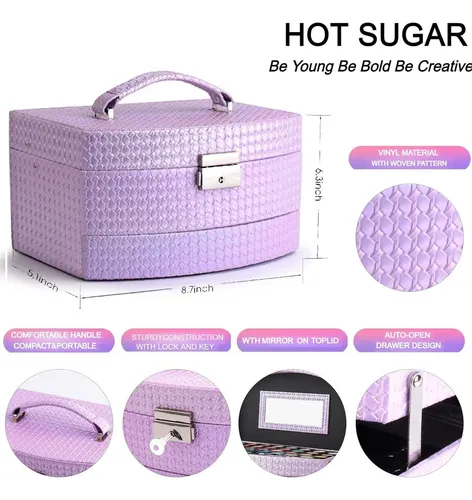 Kit De Maquillaje Hot Sugar Purple Para Adolescentes