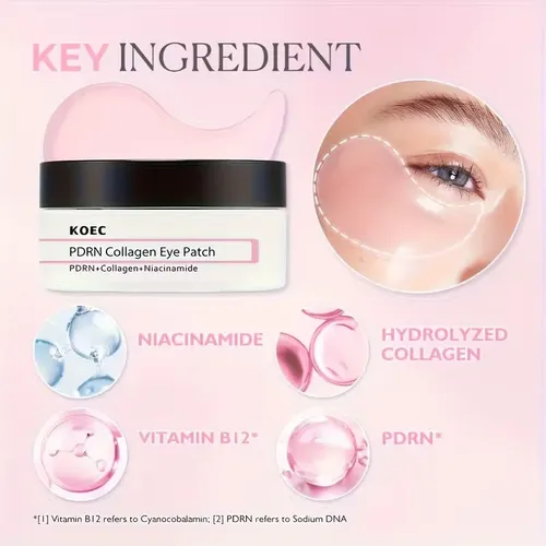 Parches Ojos Pdrn Colágeno Koec Kbeauty Anti Edad Hidratante