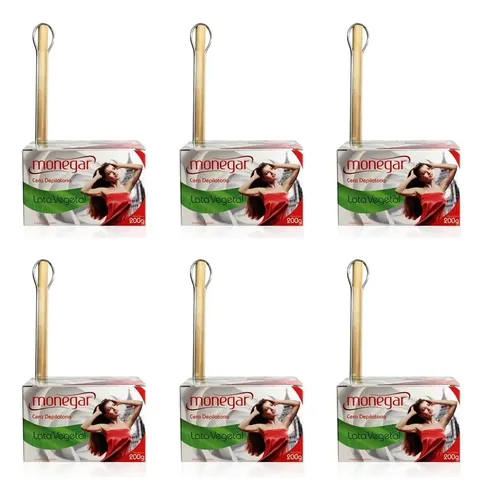 Pack Cera Depilatoria En Lata Monegar Vegetal 200 Gr