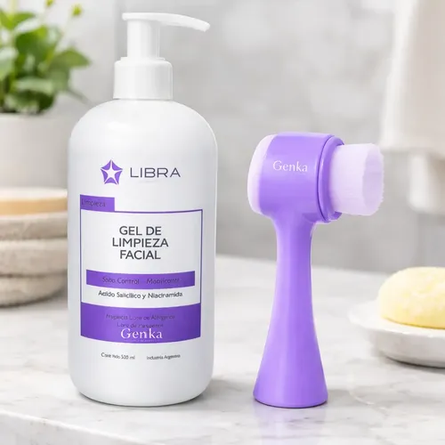 Gel De Limpieza Sebo Piel Grasa 500 Libra +cepillo Limpieza
