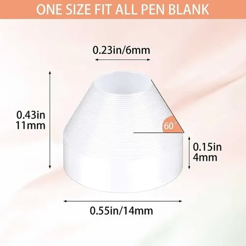 20 Casquillos Para Bolígrafos Antiadherentes Duraderos Para  Non-stick Pen Bushings