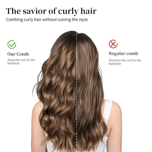 Peine Antiestático Para Cabello Rizado Olive Green –