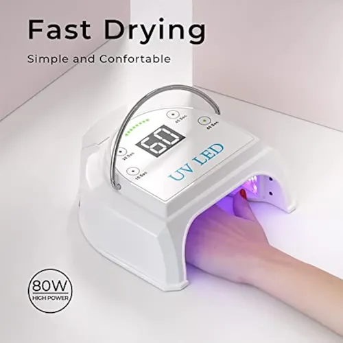 Lámpara De Uñas Profesional Inalámbrica Led Uv De