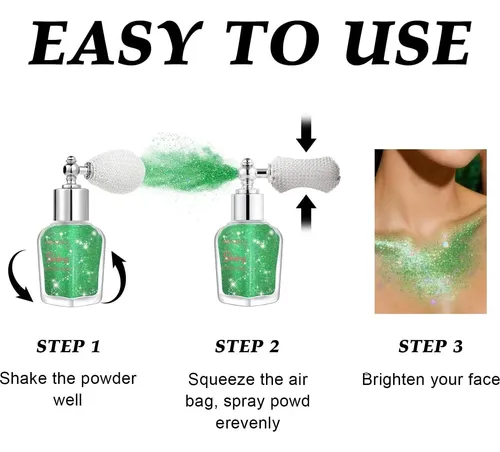 Spray Brillo Corporal Y De Cabello Lemonsac Verde