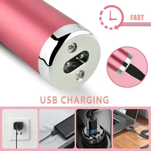 Depiladora Eléctrica 5 En 1 Portátil Usb Mujer Cuerpo Facial