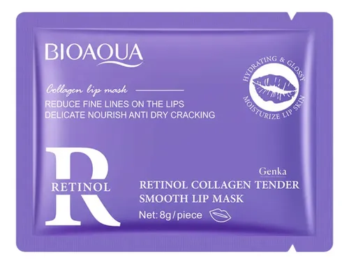 Mascarilla Parche Labial Retinol Colageno Suavizante Bioaqua Todo Tipo De Piel