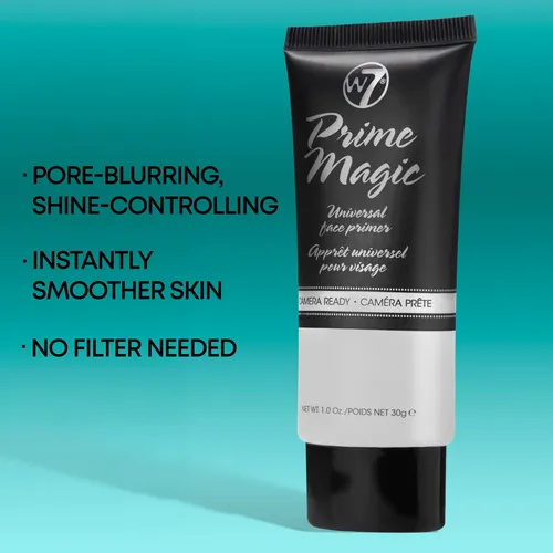 Face Primer W7, Paquete De 2 Unidades, 30 Ml, Minimiza Los P