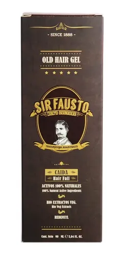 Sir Fausto Old Hair Gel Fortalecedor Pelo Natural 90 Ml