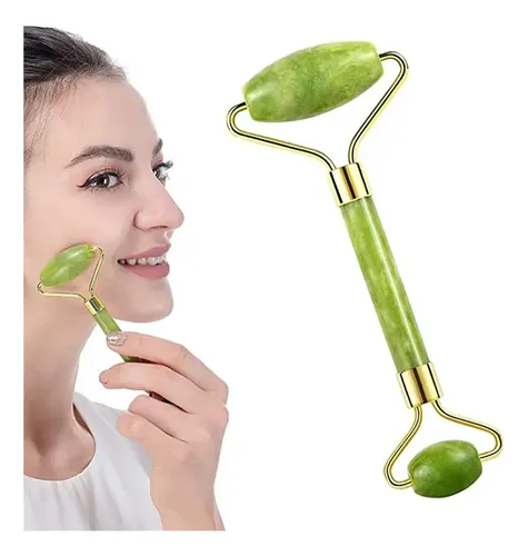 Masajeador Facial Piedra Jade Roller Rodillo Rostro Corporal