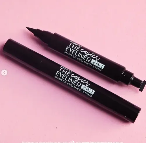 Delineador Ojos + Sello The Casier Eyeliner Pink21 Negro
