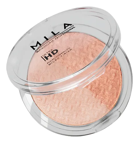 Mila Pro Polvo Compacto Micro Finish Mix Iluminador Caribe