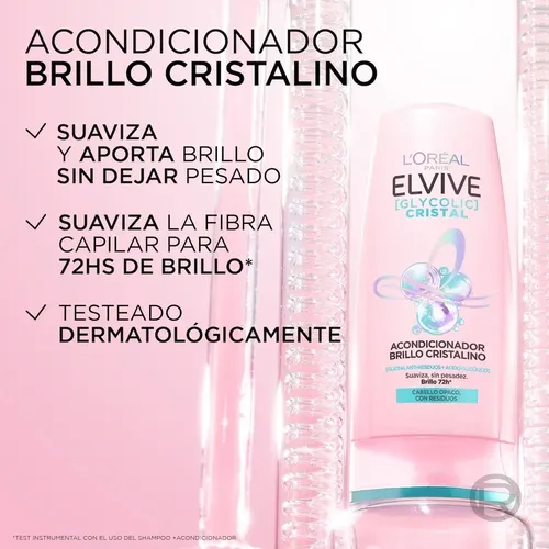 Acondicionador Elvive Glycolic Cristal 400ml