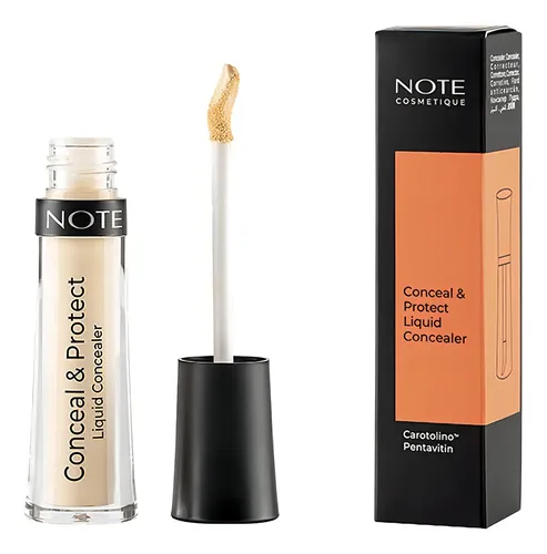 Corrector Líquido Note Conceal and Protect 4.5ml Hidratante Tono 01-Light Sand