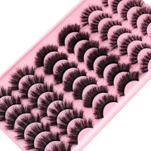 Pestañas Postizas Leafmoon 21 Pares 3 Estilos 8d Volumen