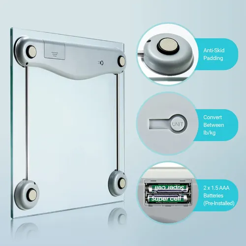 Balanza Digital Para Peso Corporal Con Pantalla Lcd