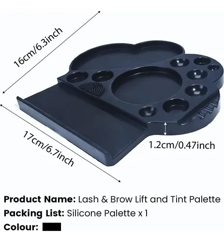 Paleta De Silicona Libeauty Para Laminación De Cejas Y