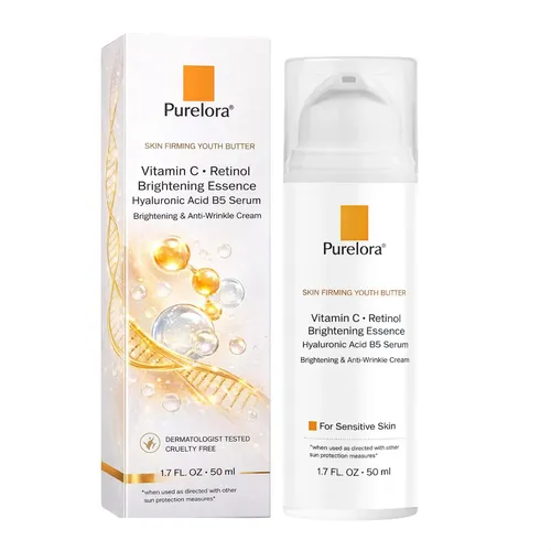 Sérum Con Retinol Y Vitamina C Para Rostro Suave, Delicado E Sensible