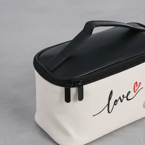 Neceser Portacosméticos Cúbico Love Organizador Maquillaje