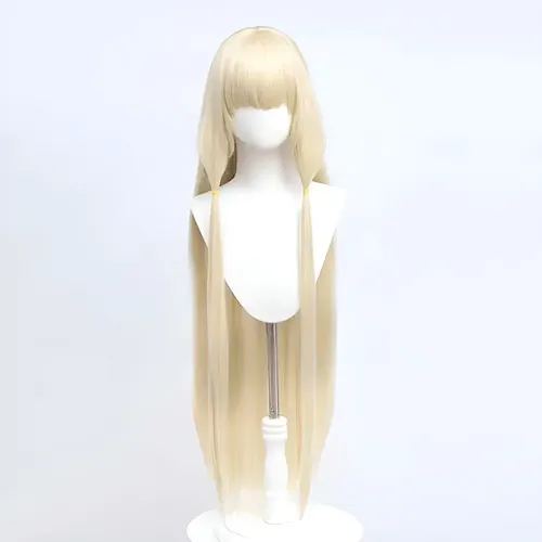 Peluca Dorada, Larga, De Chobits, Chi Straight, Anime, Para