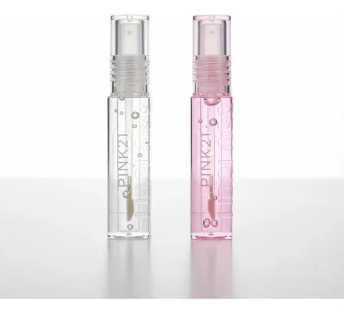 Set X 2 Brillo Labial Lipgloss Super Gloss Pink 21 Aplicador