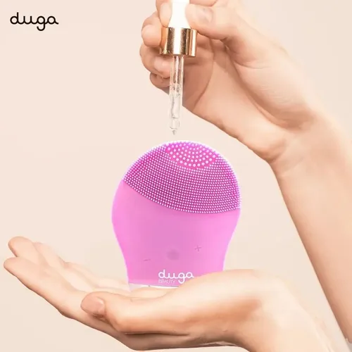 Duga Cepillo Vibrador Facial De Silicona D345