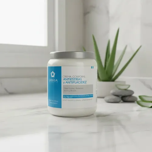Crema Antiestrias Y Flacidez Libra 1k Gluteos Abdomen Bustos Otro