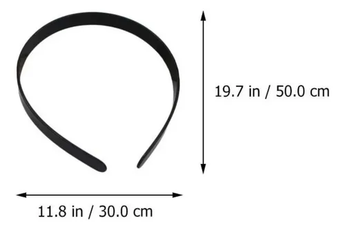 50 Diademas Negras Lisas For Hacer Tú Mismo