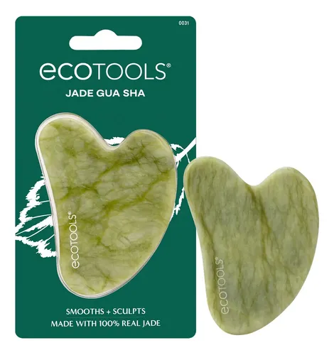 Gua Sha Facial Ecotools Jade 100 Real Rostro Cuello