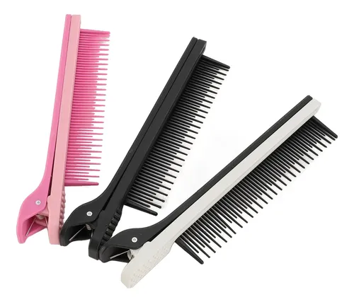 Peineta Con Clip, 3 Unidades, Para Estilista, Plancha De Cab