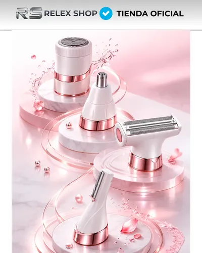 Afeitadora/depiladora 4 En 1 Usb Cuerpo Y Rostro Mujer