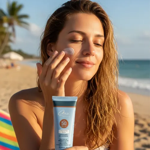 Protector Solar Facial Arex Fps 50 Piel Sensible 50g