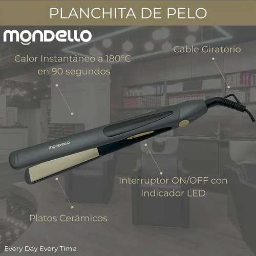 Planchita De Pelo Cerámica Shine Therapy