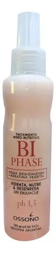 Tratamiento Bi Phase Hidro Nutritivo Keratina Ossono 135ml