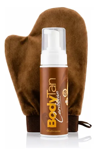 Autobronceante Mousse Bodytan Caribbean +guante Aplicador