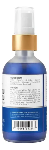 Sérum Capilar Neurogan Ghk-cu Ahk-cu Pro Con Doble Péptido D