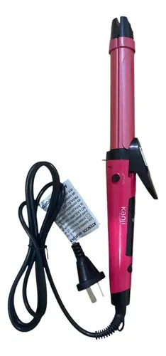 Planchita Y Buclera 2 En 1 Rosa Kanji Cable Giratorio