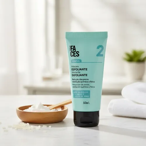 Mascarilla Exfoliante Natura Faces Reduce Poros