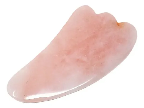 Rodillo Doble Jade Rosa Masaje Facial Cuello Antiedad