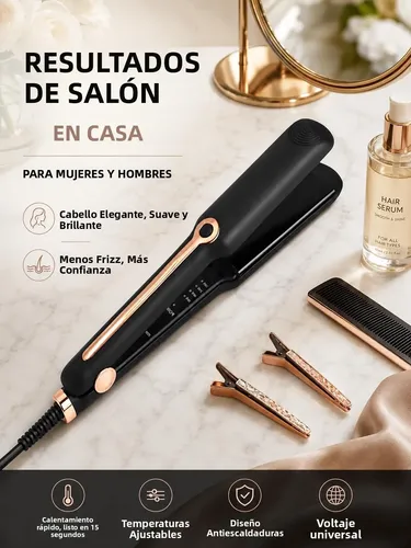 Plancha Alaciadora Rizadora Iónica 1 Pulgada Black-us